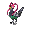 Unfezant front-facing sprite from Pokémon Black
