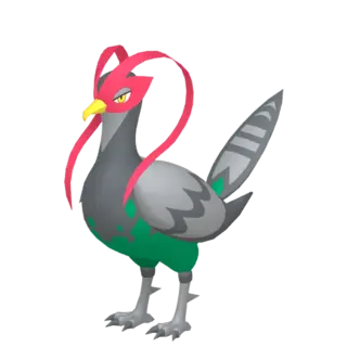 Unfezant front-facing sprite from Pokémon Sword