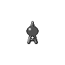 Unown back-facing sprite from Pokémon White