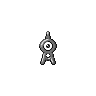 Unown front-facing sprite from Pokémon White