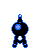 Unown shiny back-facing sprite from Pokémon Crystal