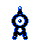 Unown shiny front-facing sprite from Pokémon Crystal