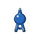 Unown shiny back-facing sprite from Pokémon Pearl