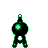 Unown back-facing sprite from Pokémon Silver