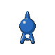 Unown shiny back-facing sprite from Pokémon HeartGold