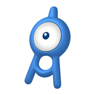 Unown shiny front-facing sprite from Pokémon Brilliant Diamond