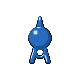 Unown shiny back-facing sprite from Pokémon Platinum