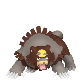 Ursaluna front-facing sprite from Pokémon Legends: Arceus