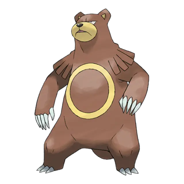 Ursaring, the Hibernator Pokémon — Normal-type Pokémon official artwork