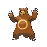 Ursaring front-facing sprite from Pokémon White