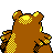 Ursaring back-facing sprite from Pokémon Crystal