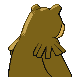 Ursaring back-facing sprite from Pokémon Pearl