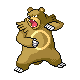 Ursaring front-facing sprite from Pokémon Pearl