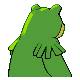 Ursaring shiny back-facing sprite from Pokémon Pearl