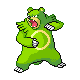 Ursaring shiny front-facing sprite from Pokémon Pearl