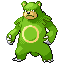 Ursaring shiny front-facing sprite from Pokémon Emerald