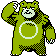 Ursaring shiny front-facing sprite from Pokémon Gold