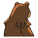 Ursaring back-facing sprite from Pokémon HeartGold