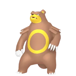 Ursaring front-facing sprite from Pokémon X