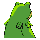 Ursaring shiny back-facing sprite from Pokémon Platinum