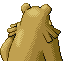 Ursaring back-facing sprite from Pokémon Sapphire