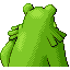 Ursaring shiny back-facing sprite from Pokémon Sapphire