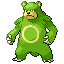 Ursaring shiny front-facing sprite from Pokémon Sapphire