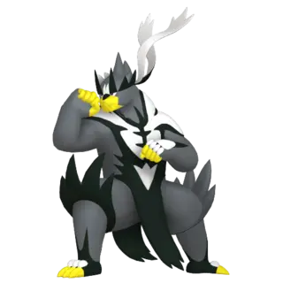 Urshifu front-facing sprite from Pokémon Sword