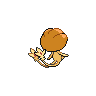 Uxie shiny back-facing sprite from Pokémon Black 2