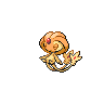 Uxie shiny front-facing sprite from Pokémon White