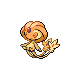 Uxie shiny front-facing sprite from Pokémon Pearl