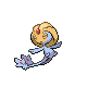 Uxie front-facing sprite from Pokémon SoulSilver