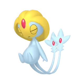 Uxie front-facing sprite from Pokémon Brilliant Diamond