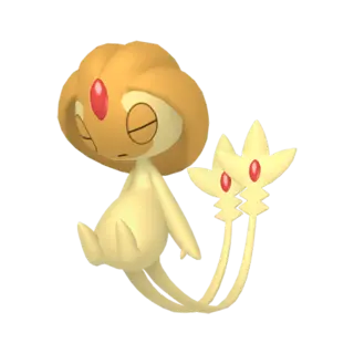Uxie shiny front-facing sprite from Pokémon Brilliant Diamond
