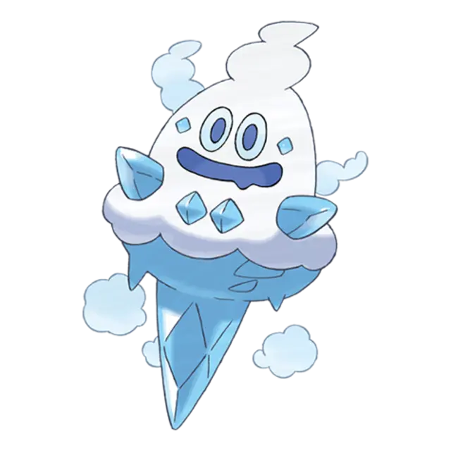 Vanillish, the Icy Snow Pokémon — Ice-type Pokémon official artwork
