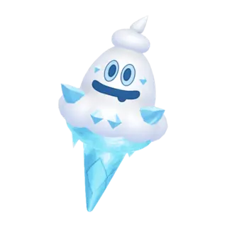 Vanillish front-facing sprite from Pokémon Y