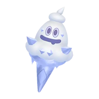 Vanillish shiny front-facing sprite from Pokémon Y