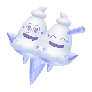 Vanilluxe shiny front-facing sprite from Pokémon X