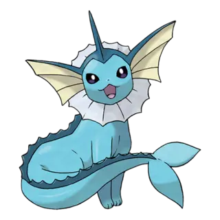 Vaporeon official artwork