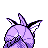 Vaporeon shiny back-facing sprite from Pokémon Crystal