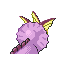 Vaporeon shiny back-facing sprite from Pokémon FireRed