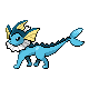 Vaporeon front-facing sprite from Pokémon SoulSilver
