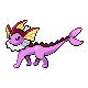 Vaporeon shiny front-facing sprite from Pokémon SoulSilver