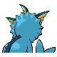 Vaporeon back-facing sprite from Pokémon Platinum