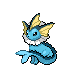 Vaporeon front-facing sprite from Pokémon Platinum