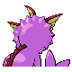 Vaporeon shiny back-facing sprite from Pokémon Platinum