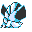 Vaporeon back-facing sprite from Pokémon Yellow