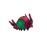 Venipede back-facing sprite from Pokémon White 2