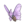 Venomoth front-facing sprite from Pokémon Black