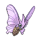Venomoth front-facing sprite from Pokémon Diamond